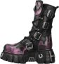 New Rock Metallic Veterschoenen - Thumbnail 2