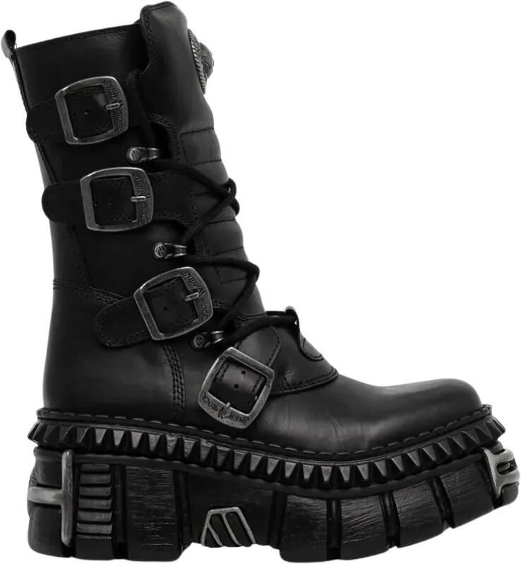 New Rock M-WALL373-S10 Plateau Laarzen 39 Shoes Zwart
