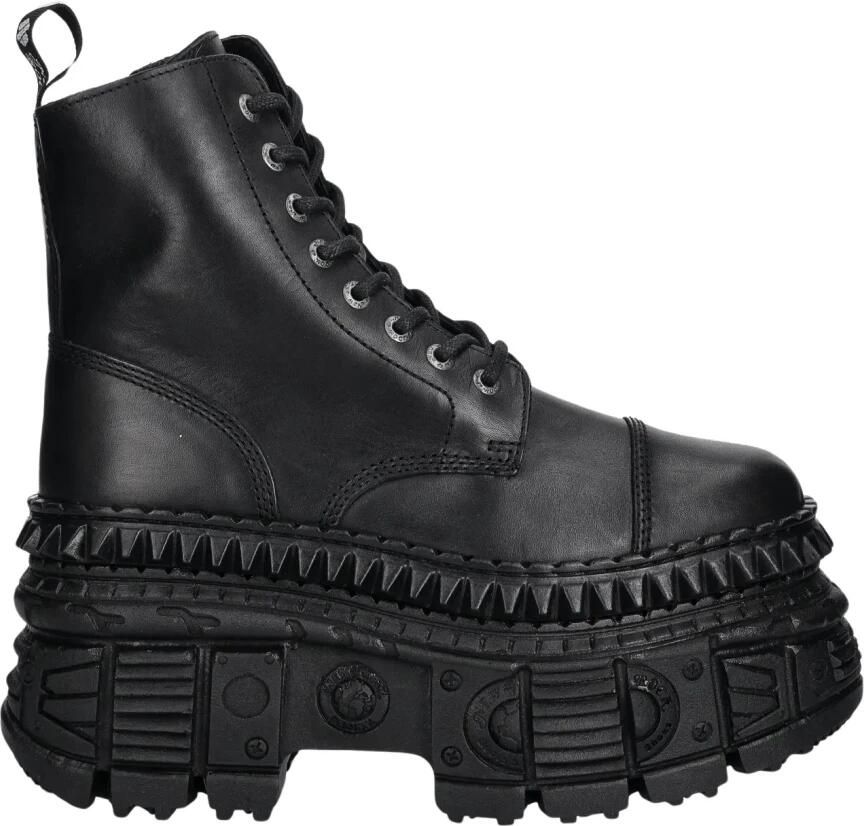 New Rock M-WALL083 S3 Enkellaars 39 Shoes Zwart