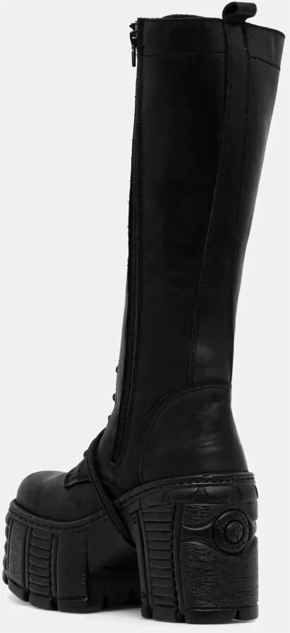 New Rock M-TM002- Plateau Laarzen 36 Shoes Zilverkleurig Zwart - Foto 4