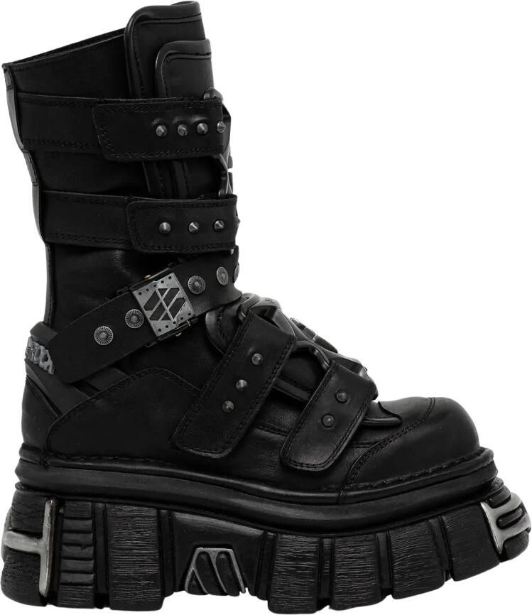 New Rock M-MET422-S1 Plateau Laarzen 37 Shoes Zwart