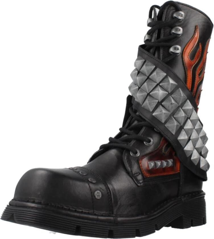 New Rock Metallic Veterschoenen