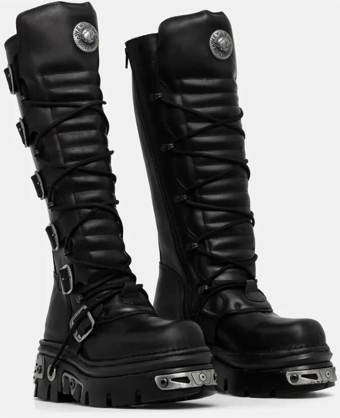 Newrock New Rock Laarzen 39 Shoes M 272 S1 Zwart Zilverkleurig - Foto 3