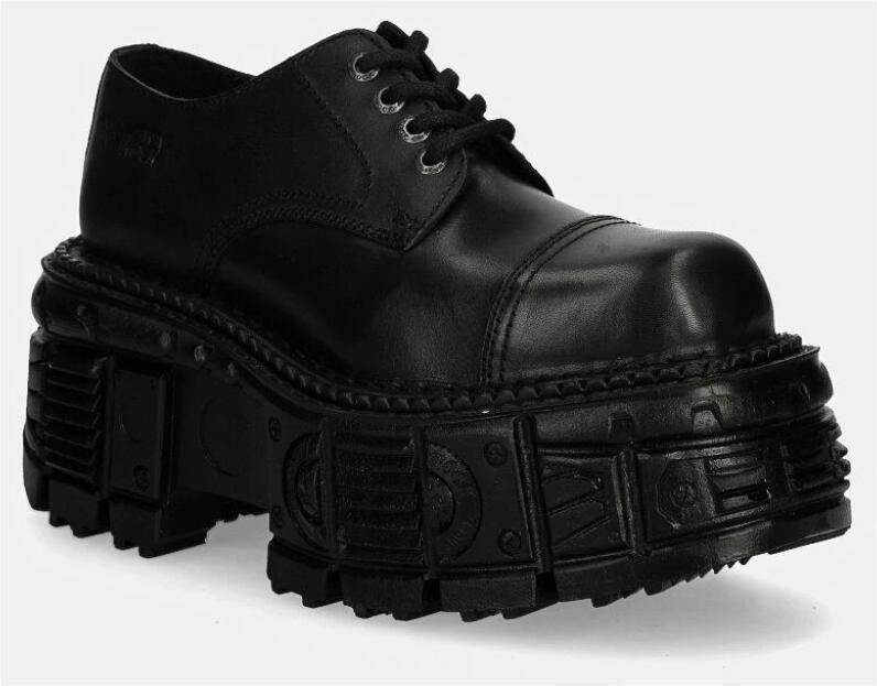 Newrock New Rock Lage schoenen M-TANKMILI003-S1 Zwart - Foto 5