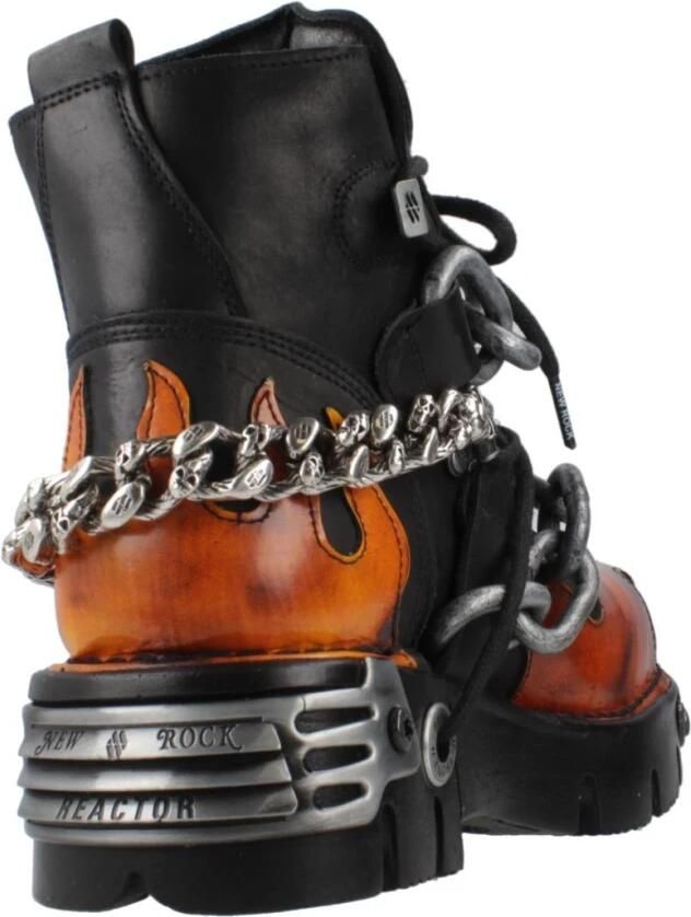 New Rock Vlam Metallic Enkellaarzen - Foto 5