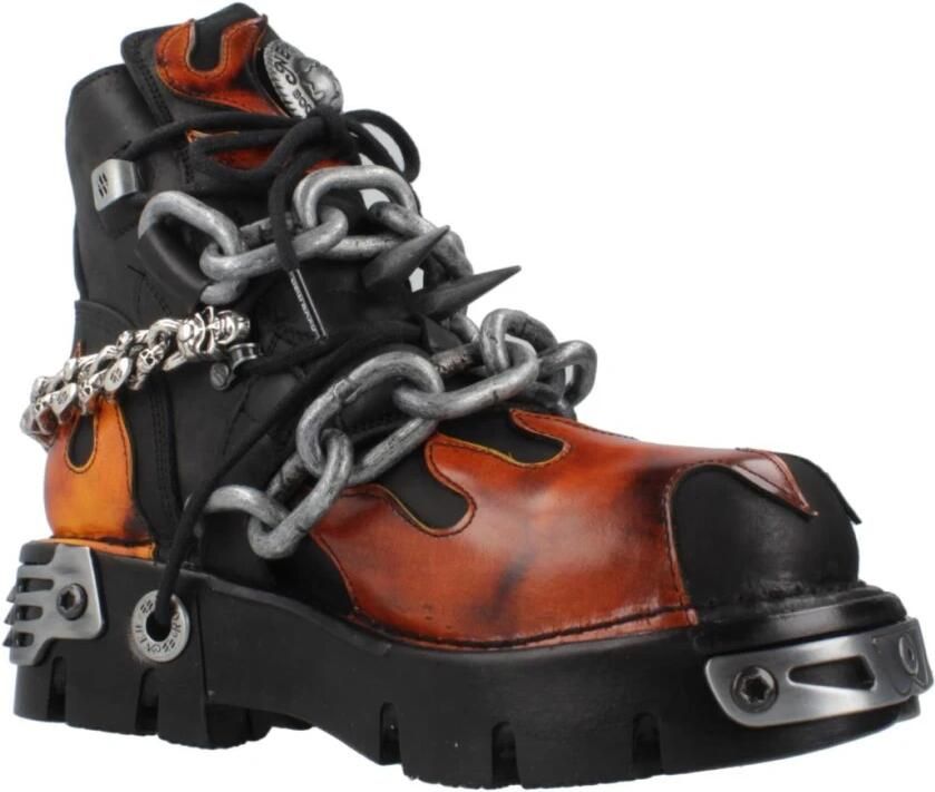 New Rock Vlam Metallic Enkellaarzen - Foto 3