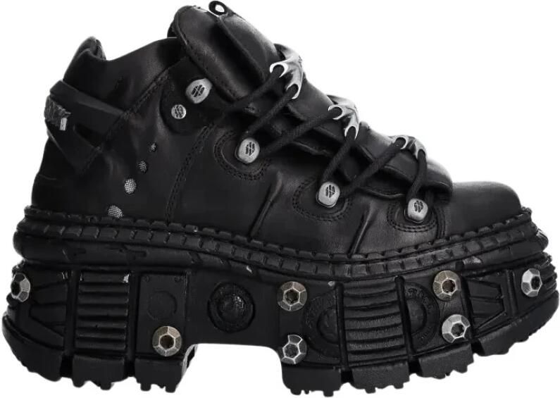 New Rock M-WALL106-S25 Schoenen Met Veters zwart Unisex