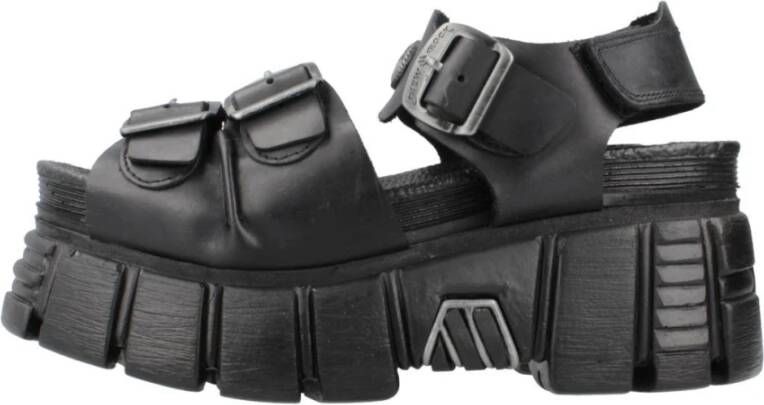 New Rock M-BIOS101SF- Plateau Sandaal 38 Shoes Zwart - Foto 3