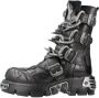 New Rock M727S5 Kniehoge laarzen 39 Shoes Zwart Zilverkleurig - Thumbnail 1