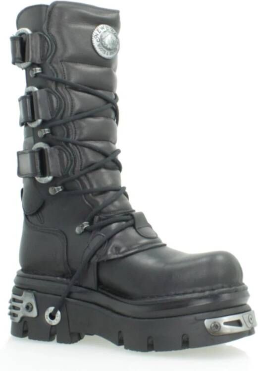 New Rock Stijlvolle Veterschoenen voor Stedelijke Avonturen