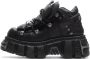 Newrock New Rock Lage schoenen 40 Shoes M 106 S1 Zwart Zilverkleurig - Thumbnail 2