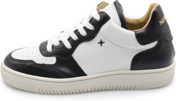 Newlab Wit Zwart Sneaker Appelschil Multicolor