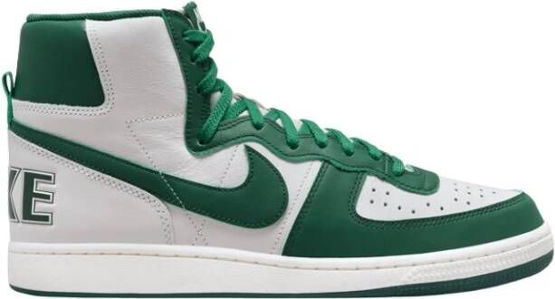 Nike 1985 Basketball Design Color-Block Sneakers Green Heren