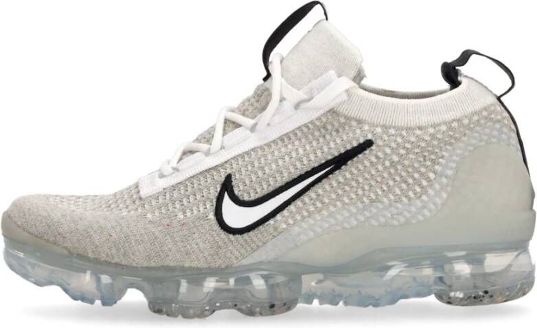 Nike Air VaporMax 2021 Junior White Black Metallic Silver White Black Metallic Silver White