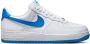 Nike Herenschoen Air Force 1 '07 White White Photo Blue- Heren White White Photo Blue - Thumbnail 2