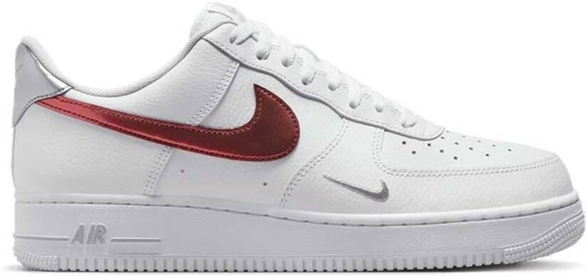 Nike Air Force 1 '07 Basketball Schoenen white picante red wolf grey maat: 46 beschikbare maaten:44 45 46