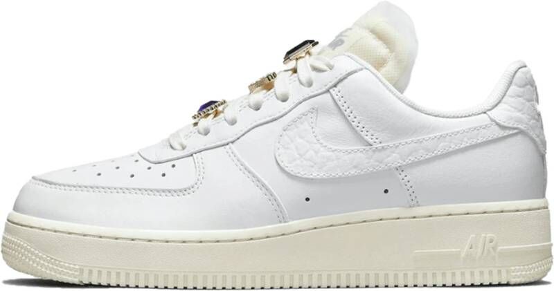 Nike Air Force Dames Schoenen Wit Maat: 37.5 Leer Textil Foot Locker