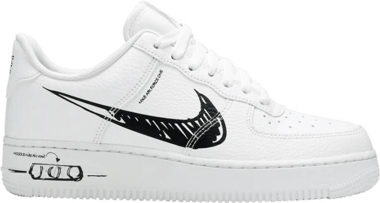 Nike Air Force 1 LV8 Heren Schoenen White Leer Foot Locker