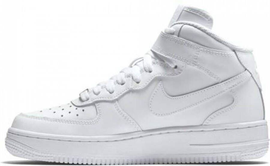 Nike Air Force 1 Mid basisschool Schoenen White Leer Textil Foot Locker