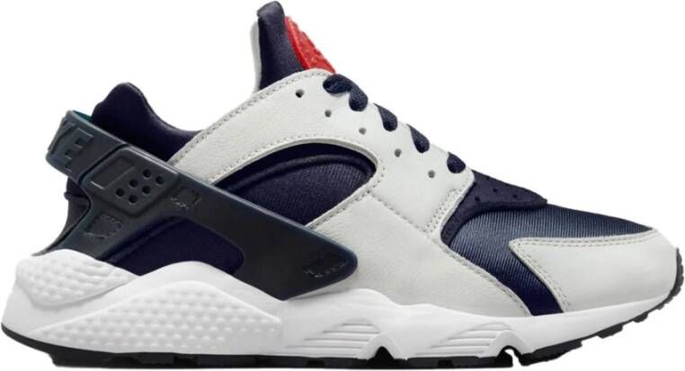 Nike AIR Huarache Sneakers Wit Leer en Textiel Multicolor Heren