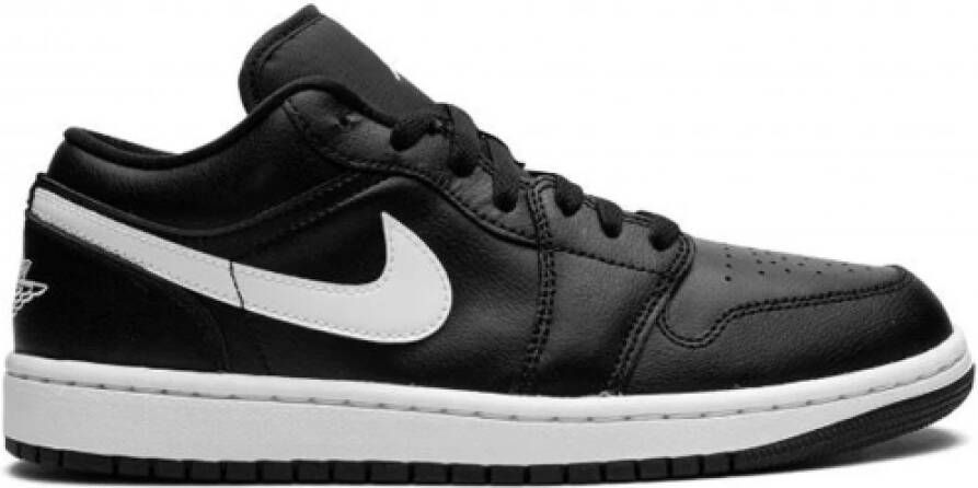 Nike Air Jordan 1 Low Mixte Zwarte Sneakers Black Heren