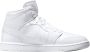 Jordan Air 1 Mid Basketball Schoenen white white white maat: 47.5 beschikbare maaten:41 42.5 43 44.5 45 46 47.5 45.5 - Thumbnail 2