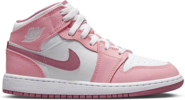 Nike Air Jordan 1 Mid Le Sneakers Roze Heren