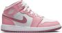 Nike Air Jordan 1 Mid Le Sneakers Roze Heren - Thumbnail 1