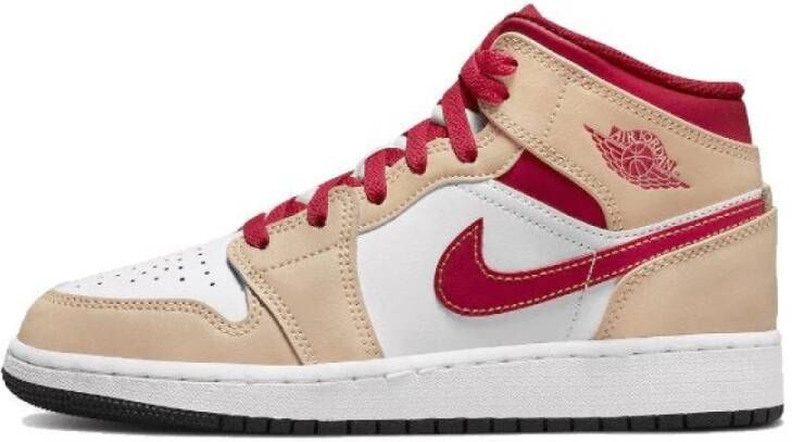 Jordan Mid Light Cardinal Curry Sneakers Beige Dames