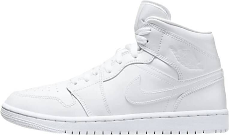 Jordan Air 1 Mid Basketball Schoenen white white white maat: 47.5 beschikbare maaten:41 42.5 43 44.5 45 46 47.5 45.5 - Foto 18