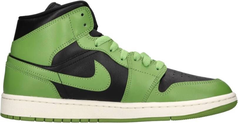 Jordan Wmns Air 1 Mid Black Altitude Green-Sail