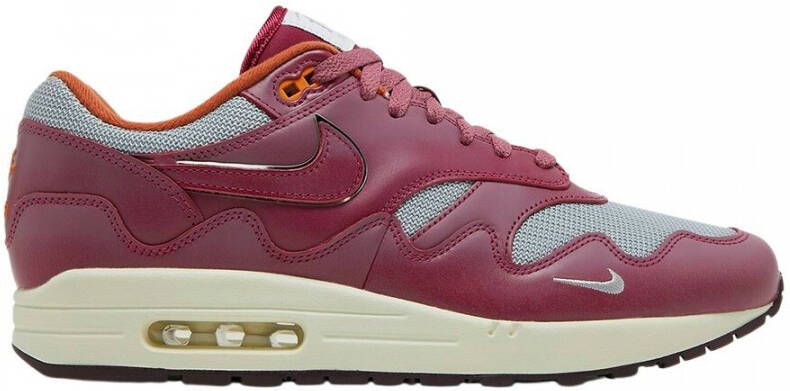 Nike Rush Maroon Air Max 1 Sneaker Red Heren