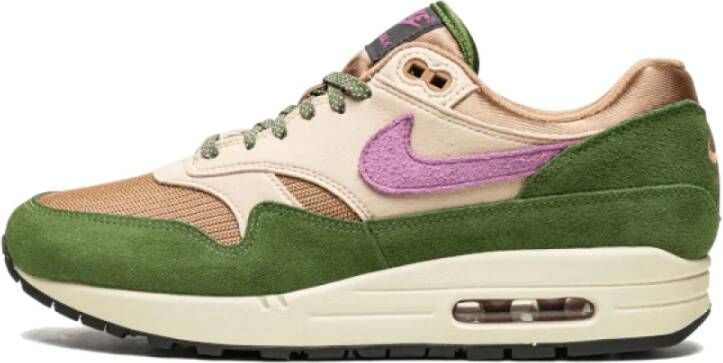 wasserette long Pelmel Nike Air Max 1 SH Treeline Sneakers Groen - Schoenen.nl