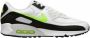 Nike Air Max 90 Leather Baby's White Black Neutral Grey Hot Lime Kind - Thumbnail 1