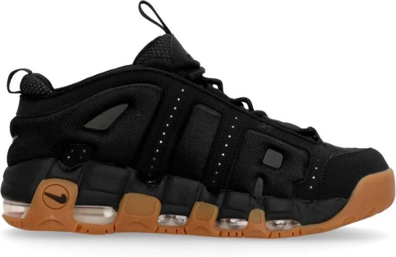Nike Uptempo Heren Schoenen Zwart Maat: 42.5 Leer Foot Locker