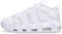 Nike Uptempo Heren Schoenen Wit Maat: 40.5 Leer Foot Locker - Thumbnail 1