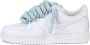 Nike Baby Blue Custom Touw Veters Upgrade White Heren - Thumbnail 1