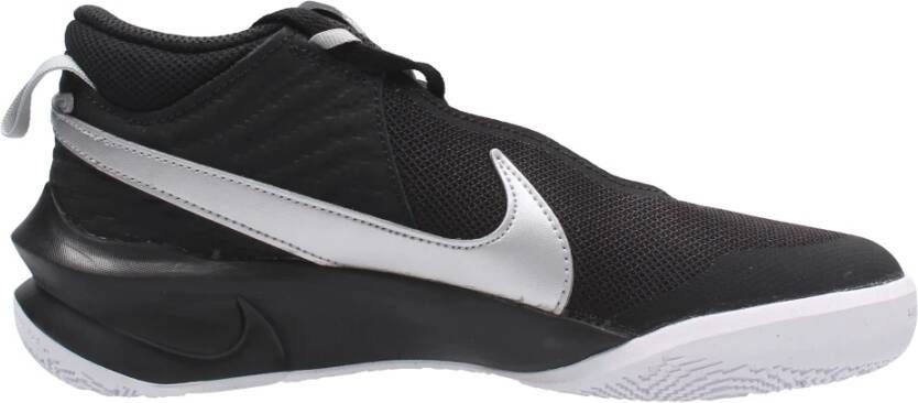 Nike Team Hustle D 10 (Gs) Black Metallic Silver-Volt-White Basketballshoes grade school CW6735-004 - Foto 8