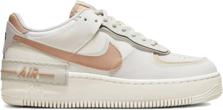 Nike Wmns Air Force 1 Shadow Basketball Schoenen sail hemp fossil light bone maat: 42 beschikbare maaten:36.5 37.5 42 - Foto 2