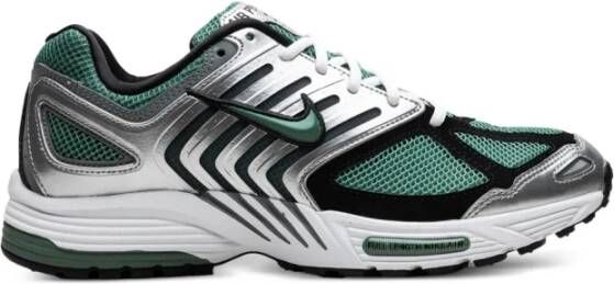 Nike Bicoastal Sneakers Metallic Silver Black Logo