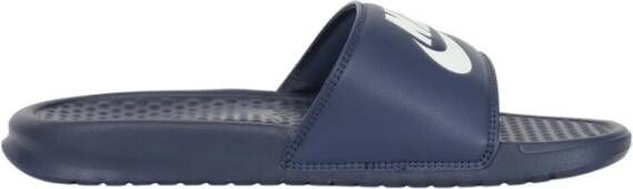 Nike Blauwe Benassi JDI Sliders Blue Heren