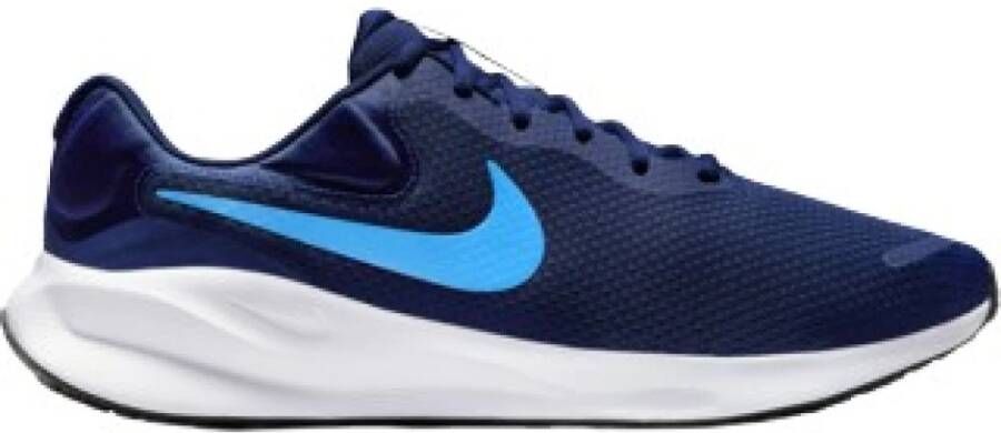 Nike Blauwe Heren Hardloopschoenen Stijlvol Ontwerp