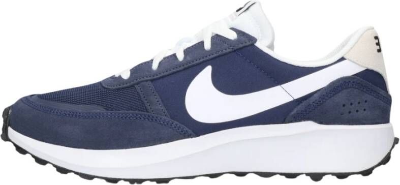 Nike Blauwe Waffle Nav Lage Sneakers Blue Heren