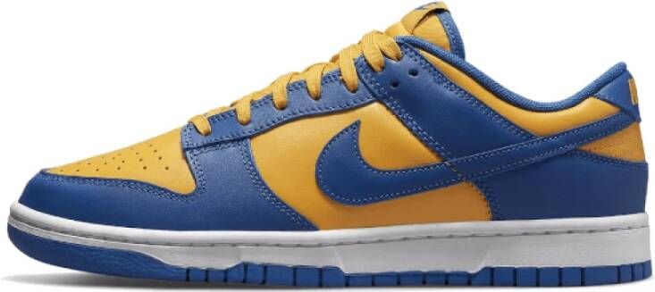 Nike Blauw Gele Lage Sneakers Yellow Heren