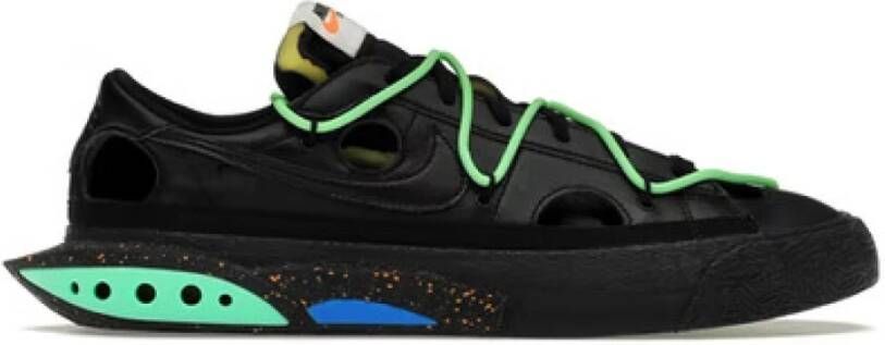 Nike Blazer Low Leren Sneakers Black Heren