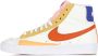 Nike Blazer Mid 77 Hoge Sneaker Oranje Wit Multicolor Dames - Thumbnail 1