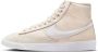 Nike Bruin Leren Hoge Sneaker Beige Dames - Thumbnail 1