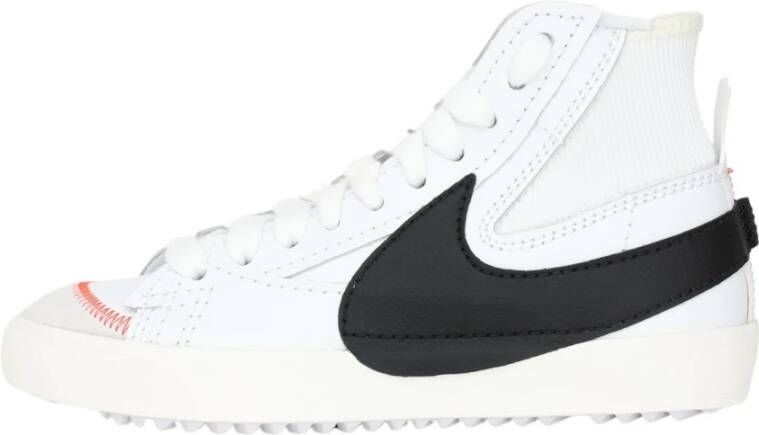 Nike Jumbo High-Top Sneaker Wit Zwart White Dames