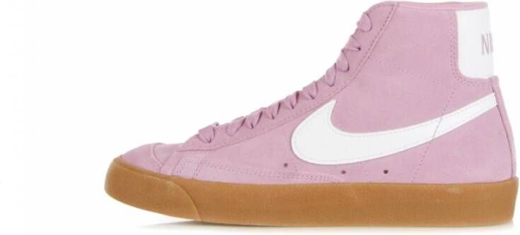 Nike Blazer Mid 77 Suede Hoge Top Pink Dames
