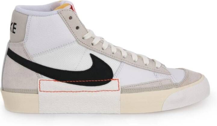 Nike Blazer '77 Remastered Basketball Schoenen white black light bone white maat: 45.5 beschikbare maaten:40 45.5 - Foto 3
